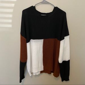 Color Block Sweater